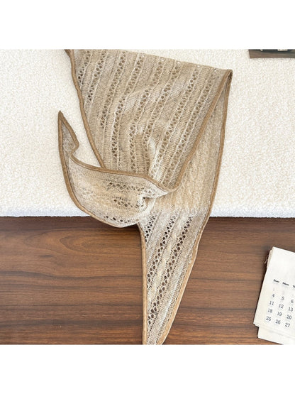 Scarvii - Casual Solid Color Triangle Bandana