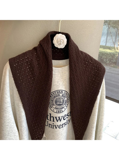 Scarvii - Eyelet Openwork Scarf
