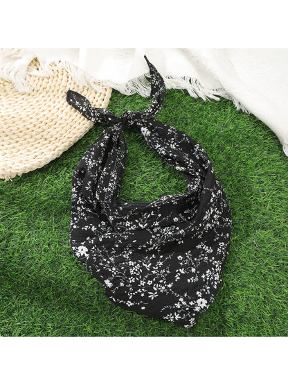 Scarvii Vintage Ditsy Floral Head Scarf