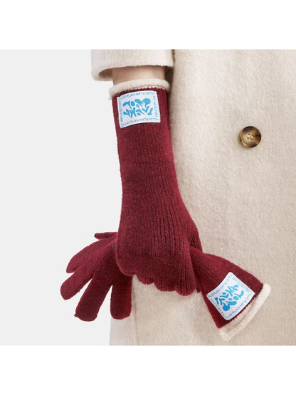 Gloving - Classic Solid Knit Winter Gloves