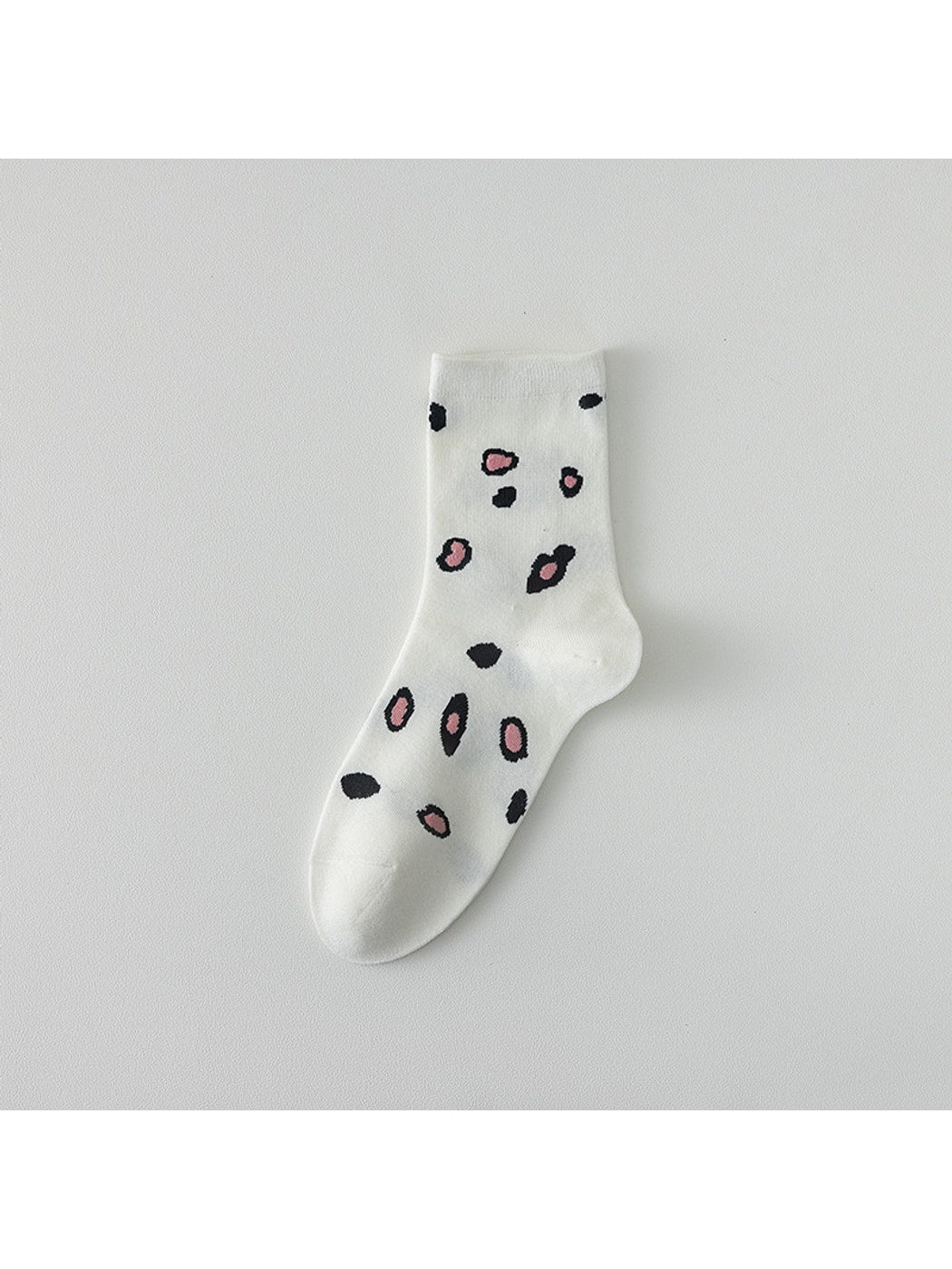 Rufia - Cartoon Cow Theme Casual Crew Socks