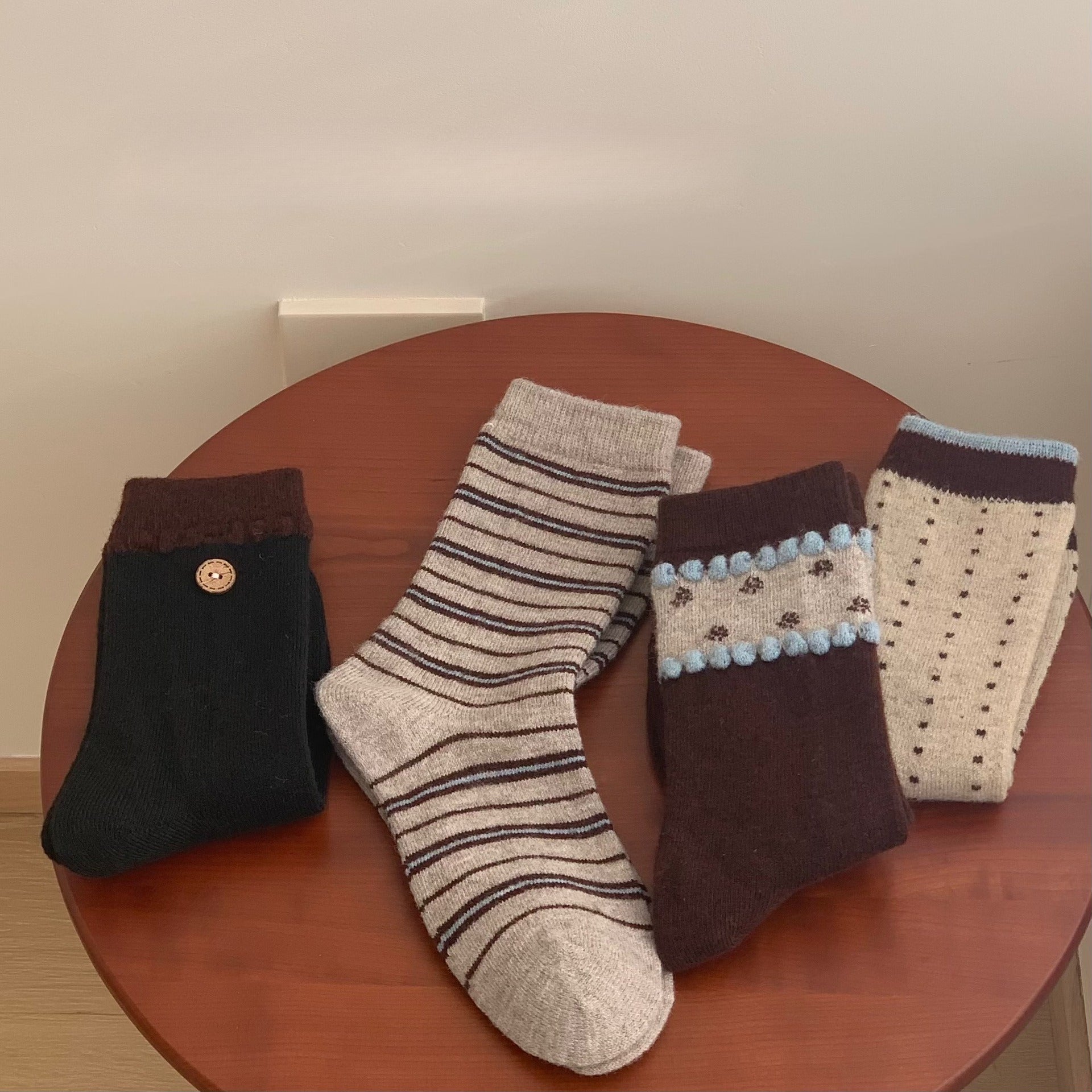 Rufia - Pom Trim Crew Socks product image 1