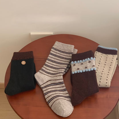 Rufia - Pom Trim Crew Socks product image 1