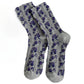 Rufia - Women's Floral Print Mid-Calf Socks - Vintage & Classic