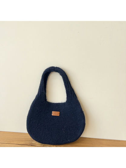 Cosbai - Rounded Knit Tote Bag
