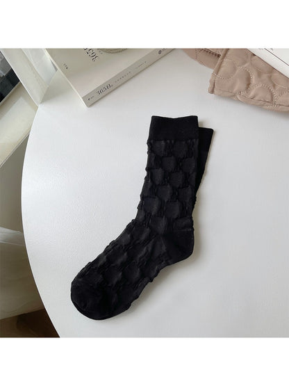 Rufia - Sculpted Texture Crew Socks