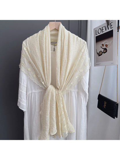 Scarvii - Spring Embroidered Layer Scarf