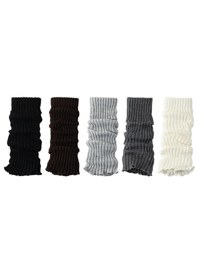 Cozyra - Solid Color Knit Leg Warmers