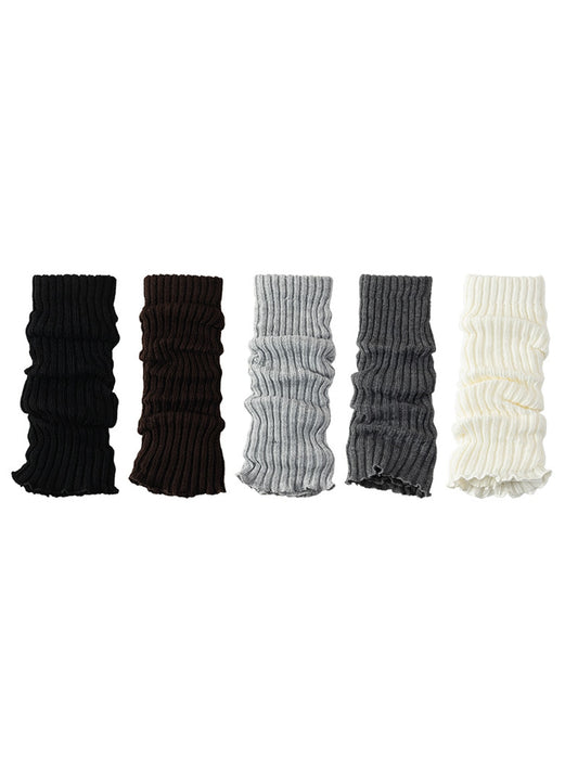 Cozyra - Solid Color Knit Leg Warmers