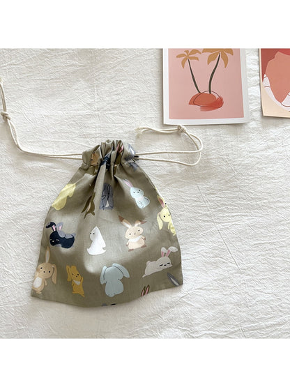 Cosbai - Printed Drawstring Pouch Bag for Travel