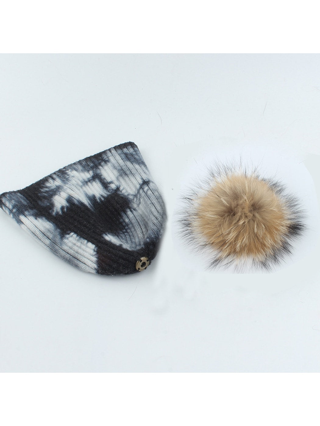 Haila - High Crown Striped Knit Beanie
