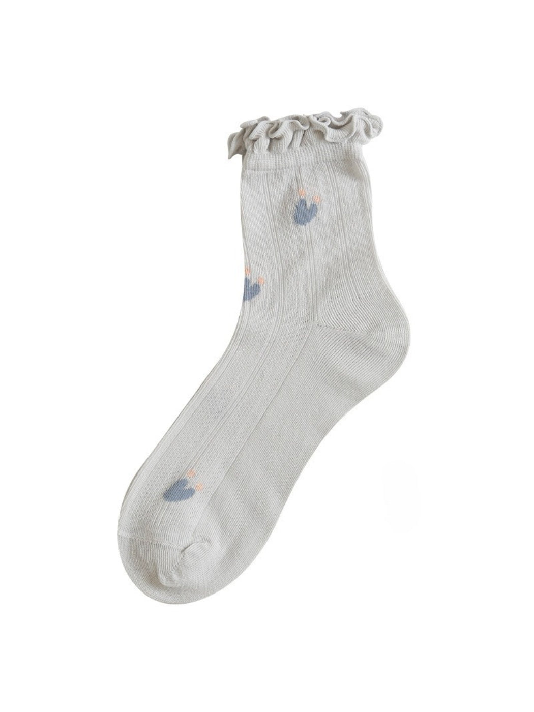 Rufia - Loose Fit Floral Crew Socks product image 5