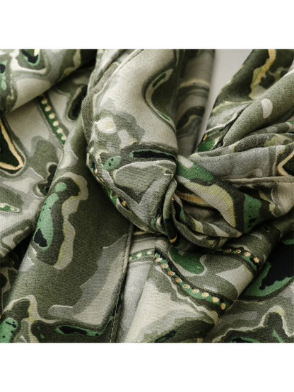 Scarvii - Abstract Marble Print Scarf