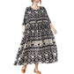 Troposa - Plus Size Boho Dress with Pockets