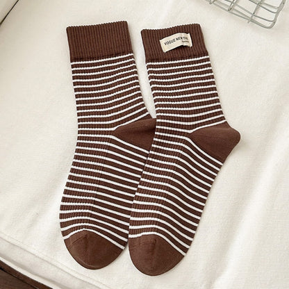 Rufia - Timeless Striped Crew Socks