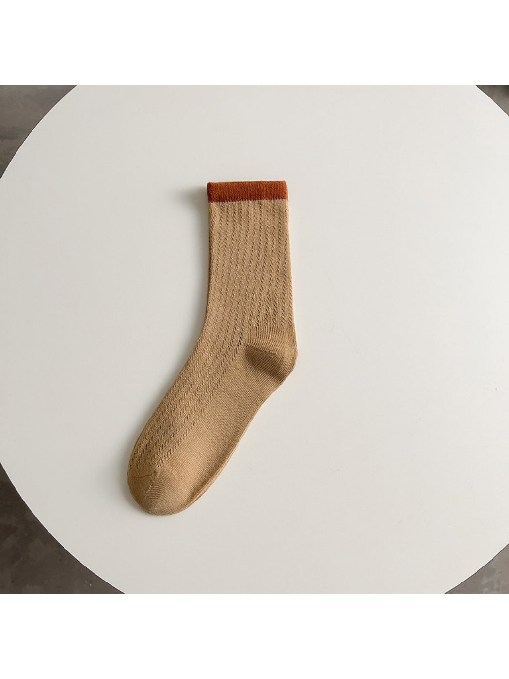 Rufia - Colourblock Cuff Ribbed Crew Socks product image 5