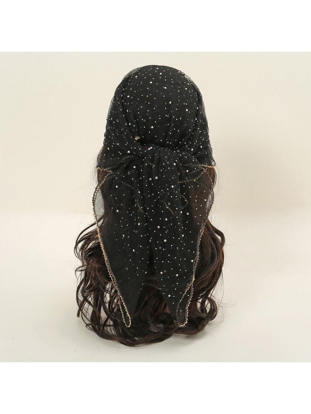 Scarvii - Sparkle Dot Fashion Square Scarf
