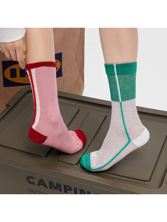 Rufia - Clean Line Sheer Crew Socks