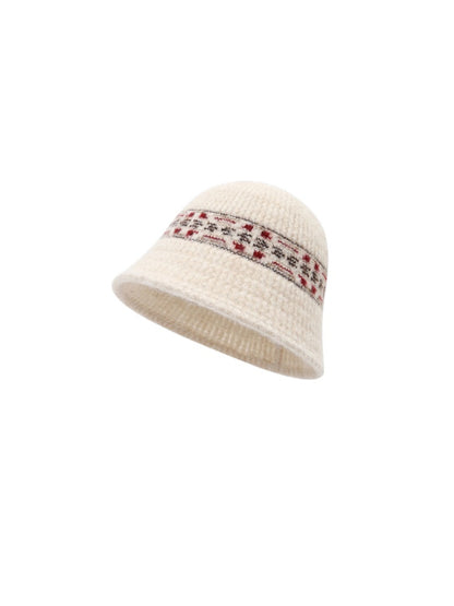 Haila - Winter Vintage Knitted Bucket Hat