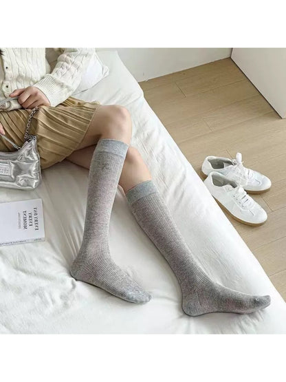 Rufia - Sheer Ribbed Knee-High Socks product image 3