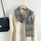 Scarvii - Winter Couple's Openwork Striped Scarf