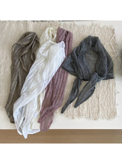 Scarvii Lightweight Sheer Triangle Scarf