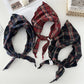 Scarvii - Vintage Plaid Triangle Scarf