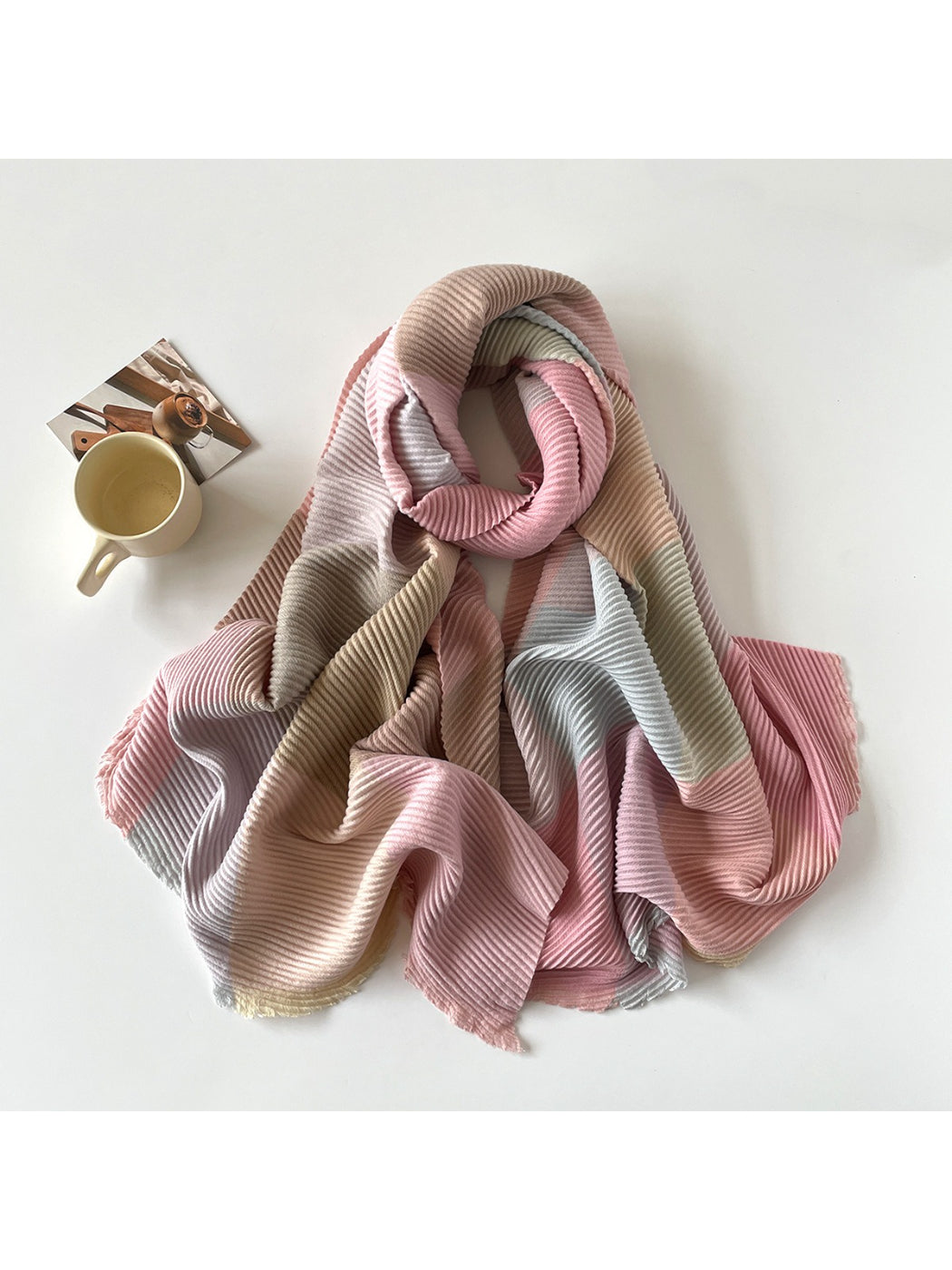 Scarvii - Colorblock Striped Winter Scarf