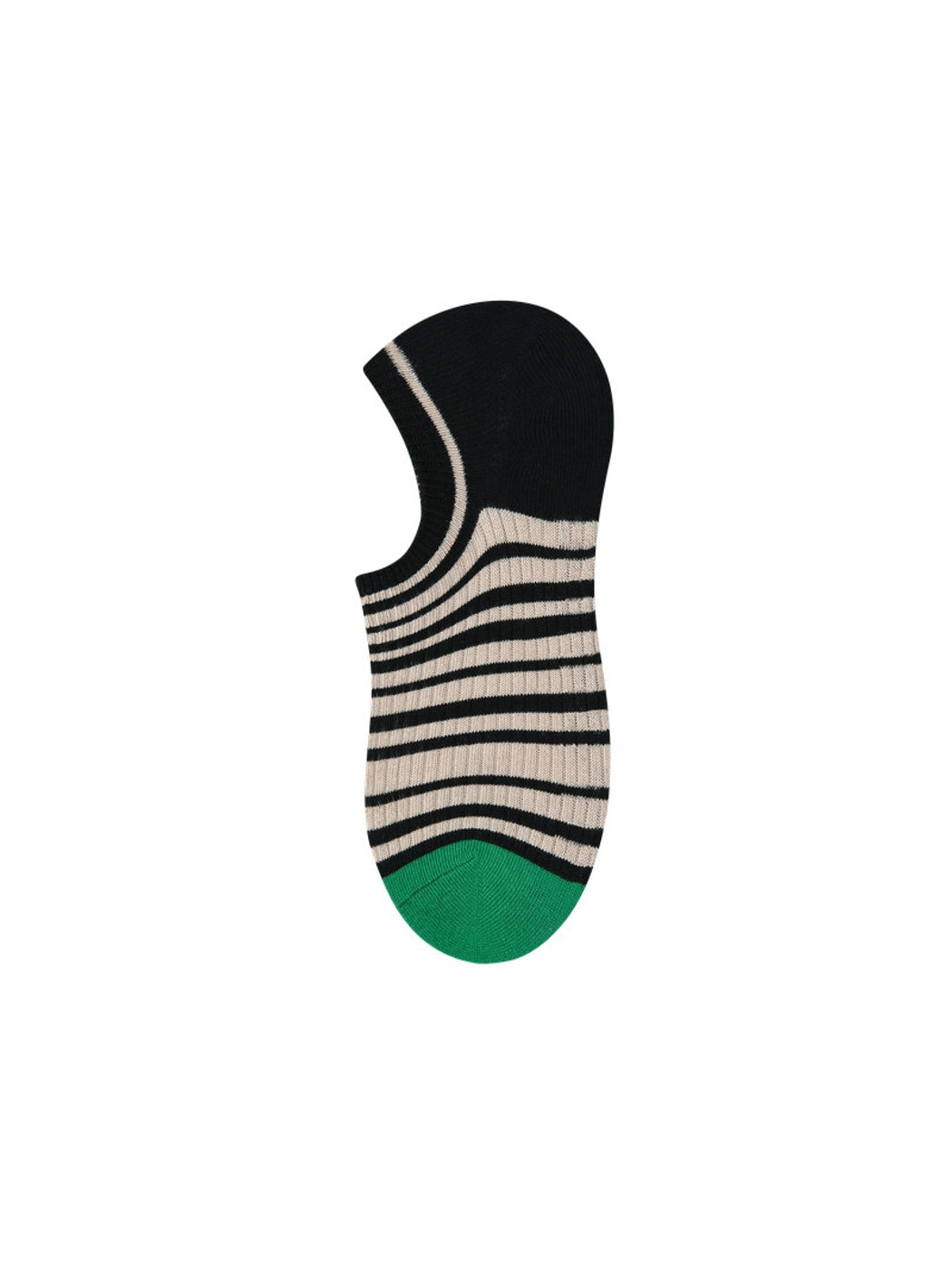 Rufia - Striped Colorblock Fashion No-Show Socks