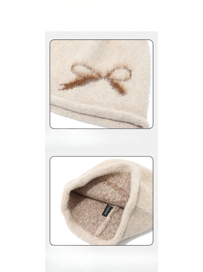Haila - Casual Stitch Mark Slouch Beanie Hat