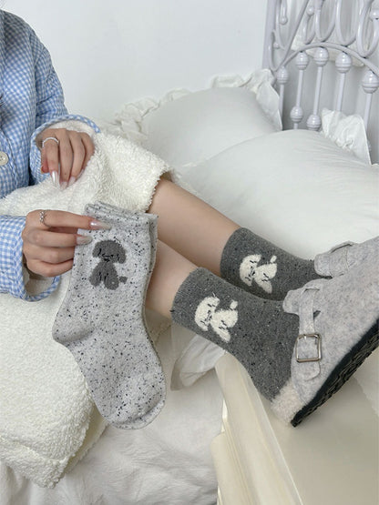 Rufia - Soft Dog Accent Crew Socks