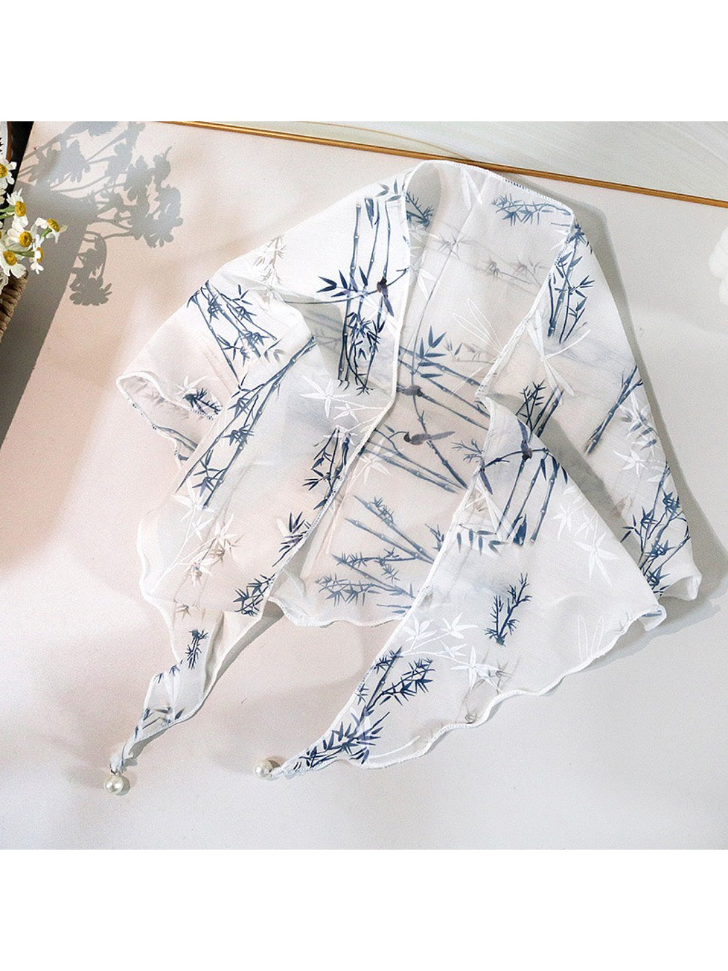 Scarvii - Watercolor Bamboo Headscarf