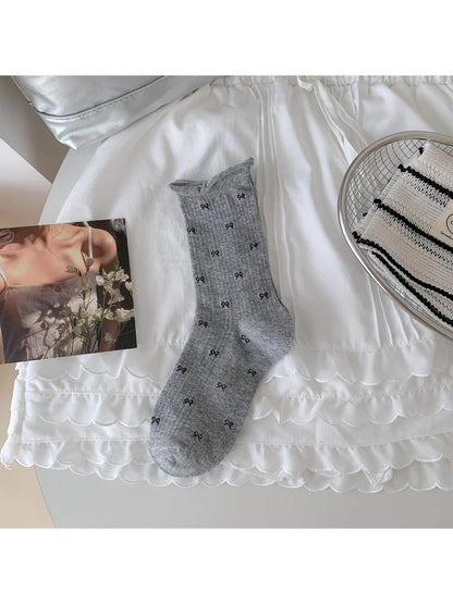 Rufia - Sweet Style Bow Crew Socks