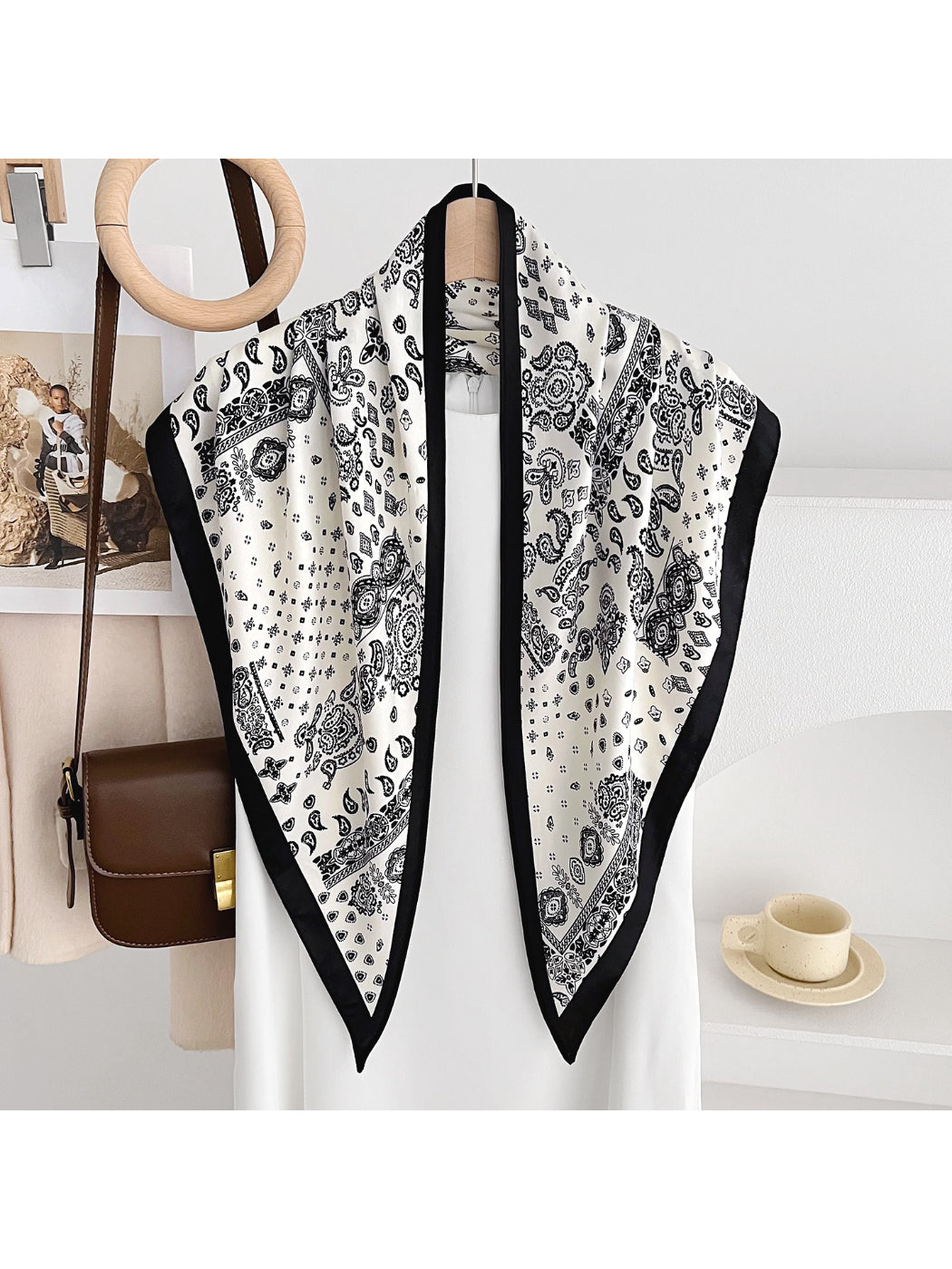 Scarvii Classic Bandana Paisley Triangle Scarf