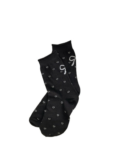 Rufia - Bow Dot Pattern Crew Socks