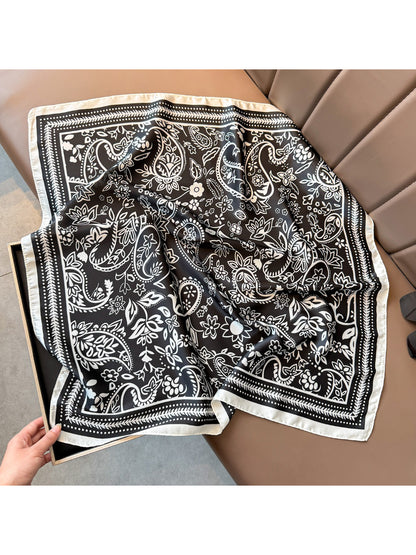 Scarvii Vintage Paisley Square Scarf
