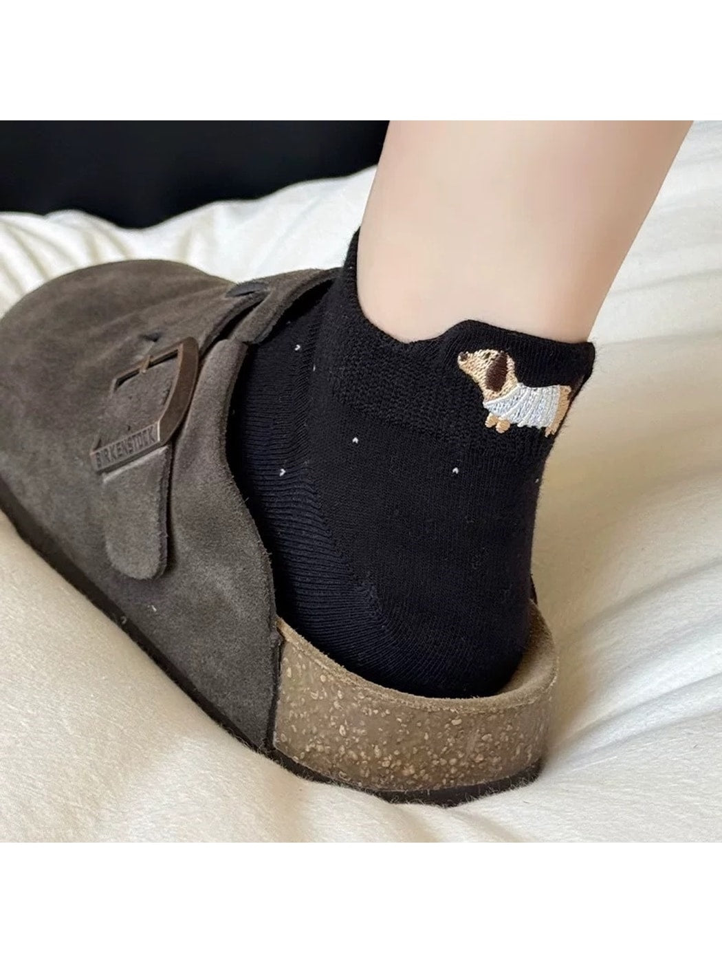 Rufia - Cute Dog Motif Women's Cartoon Ankle Socks
