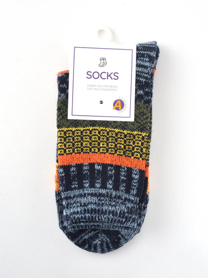 Rufia - Thick Mid-calf Socks for Winter