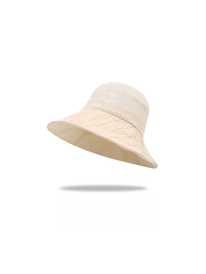 Haila - Women's Wide Brim Solid Color Bucket Hat
