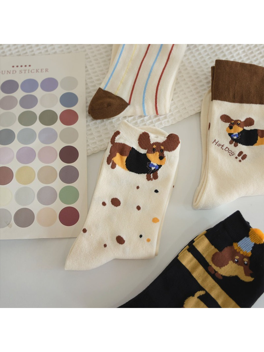 Rufia - Cute Dachshund Crew Socks product image 1