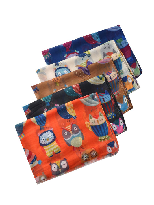 Scarvii - Owl Print Scarf