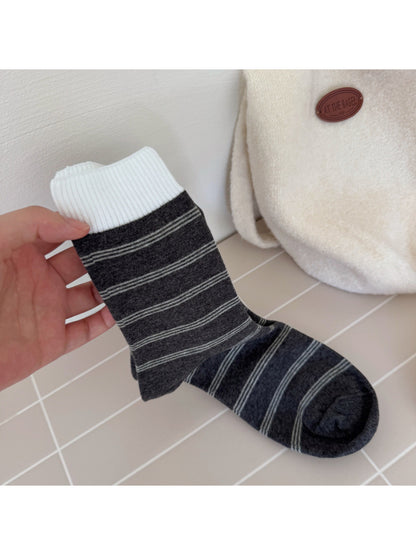 Rufia - Everyday Neutral Stripe Crew Socks product image 8