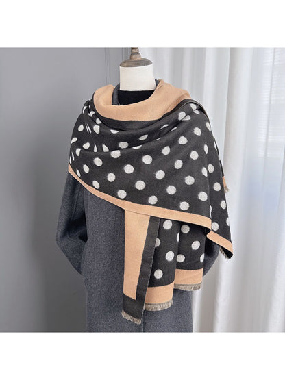 Scarvii - Soft Reversible Polka Dot Scarf