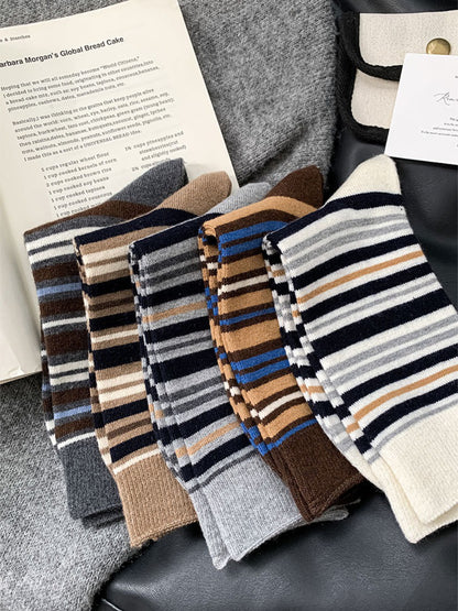 Rufia - Classic Multi-Stripe Crew Socks