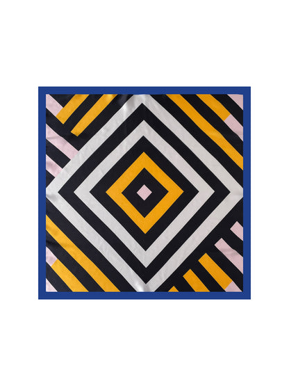Scarvii - Colorful Stripe Square Scarf
