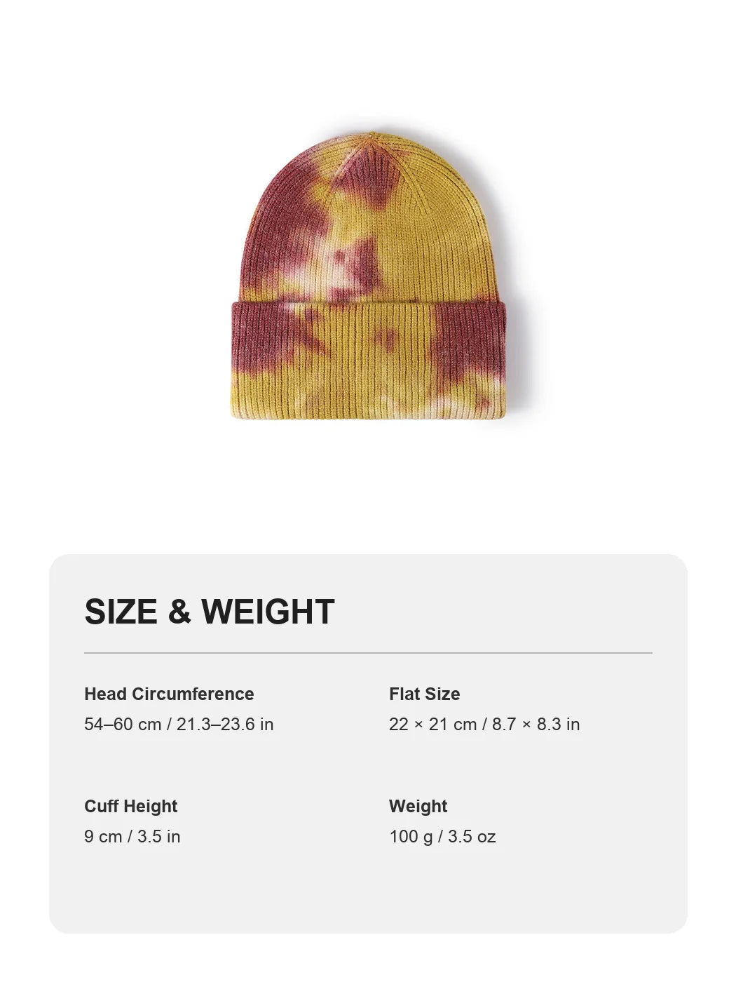 Haila - Tie-Dye Ribbed Cuffed Beanie