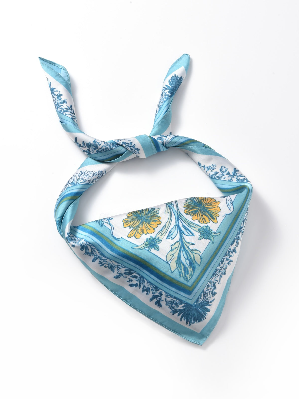 Scarvii - Vintage Botanical Border Square Scarf