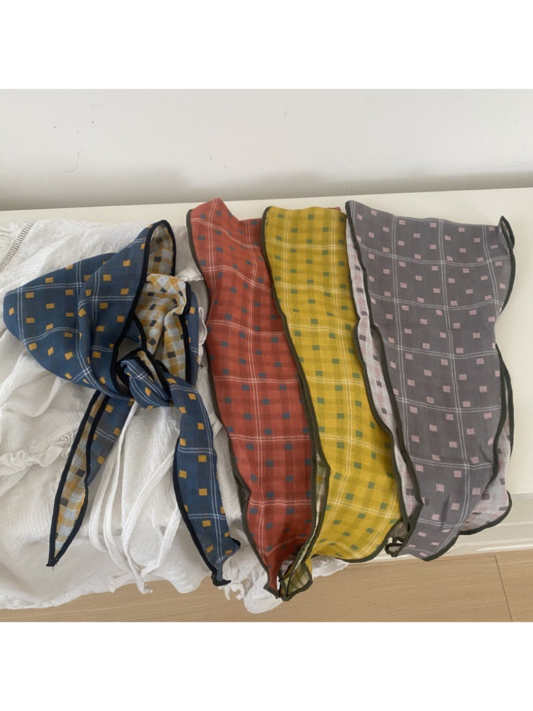 Scarvii Double-Sided Colour Block Headscarf