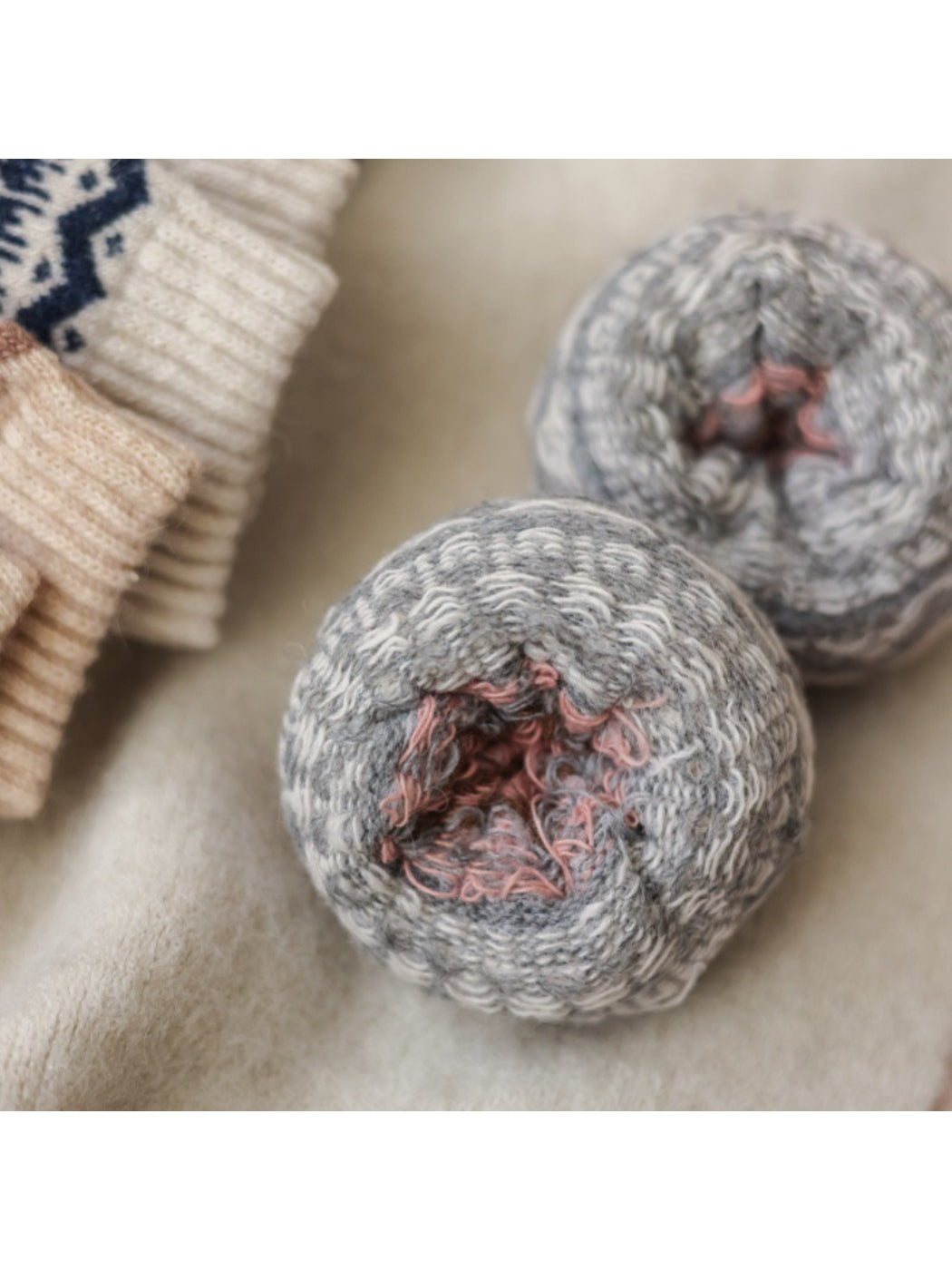 Rufia - Winter Heritage Knit Crew Socks