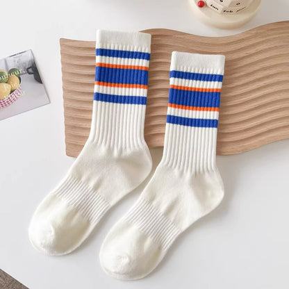 Rufia - Striped Mid-Calf Socks